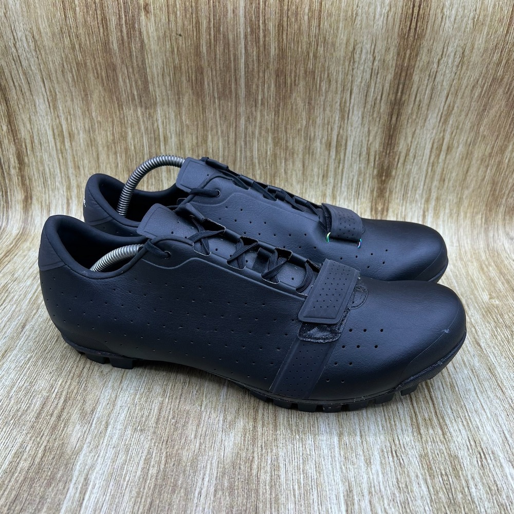 Rapha Explore Cycling Shoes Men's Size 13 Black Gravel MTB SPD Lace Up
